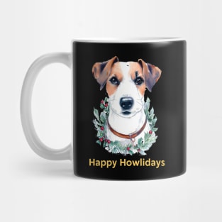 Happy Howlidays Jack Russell Terrier Mug